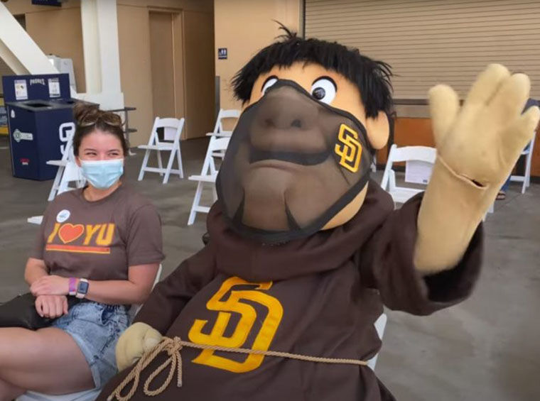 Vaccination Event At Petco Park ...